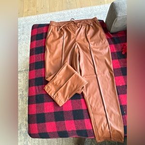 Nine West Faux leather Joggers